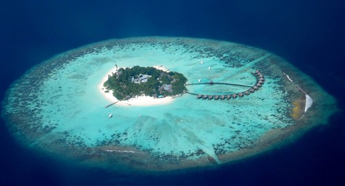 Ile Thulhagiri aux Maldives